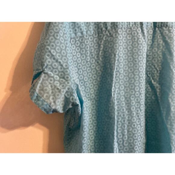 Sag Harbor Wom 2X short Sleeve Button Shirt Top - Picture 8 of 9